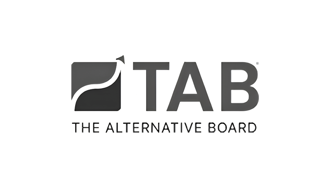 The Alternative Board logo: TAB letters paired with an upward arrow symbolizing intentional business growth.